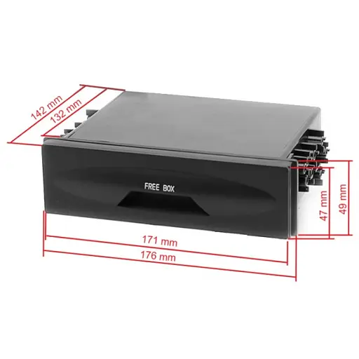 Универсальный карман 1 DIN Carav 11-907 - фото 3