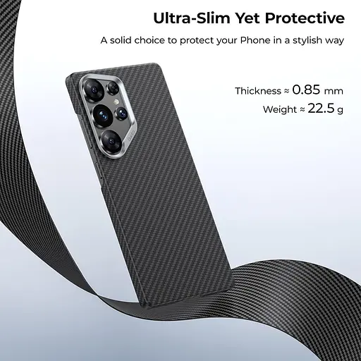 Чохол Benks ArmorAir Kevlar Case 600D Magnetic для Samsung Galaxy S25 Ultra Black (6948005949242) [141721] - фото 17