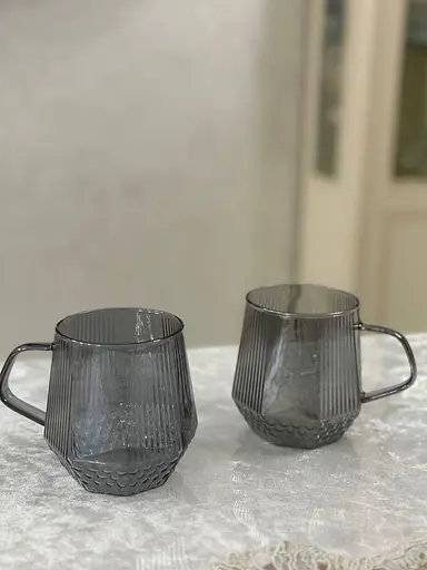 Набор чашек Vittora Night VT-5106-400 2 чашки 400 мл Серый - фото 2