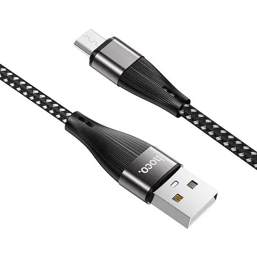 Кабель Hoco X57 Blessing charging data cable for Micro Чорний