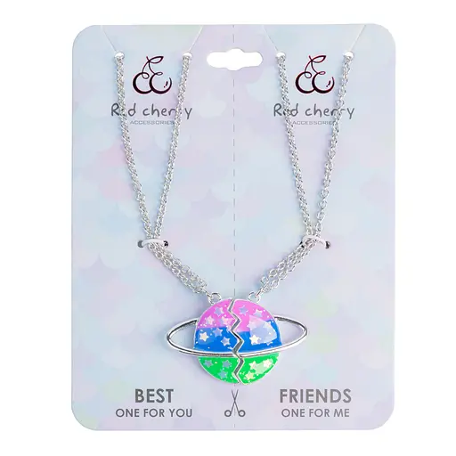 Набор ожерелья Космос 2шт