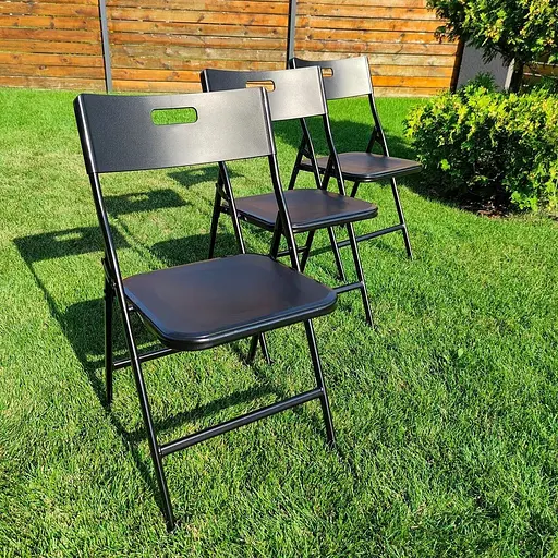 Складной стул 46х42.5х86 см черный SW-00001611 - фото 10