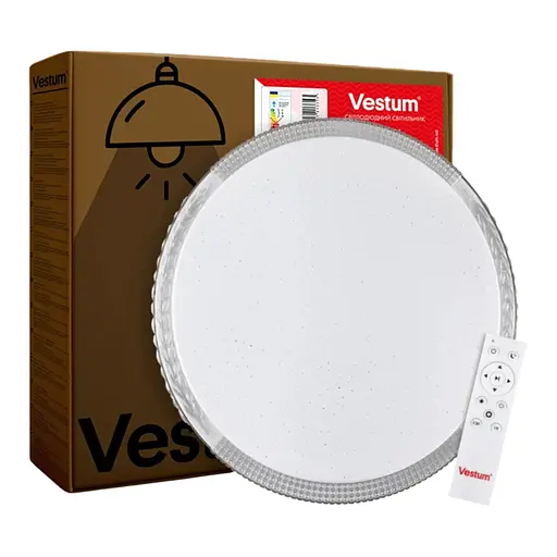 Cветильник WILLOW звездное небо 60W 395*60мм 3000К-6500К с ДК