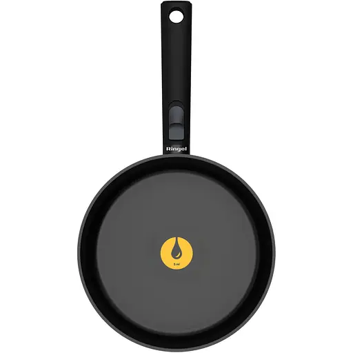 Сковорода Ringel Grey Line зі з`ємною ручкою 24 см (RG-1155-24) - фото 2