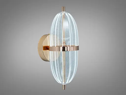 Настінне бра Romin Diasha золото LED 6 Вт - фото 3