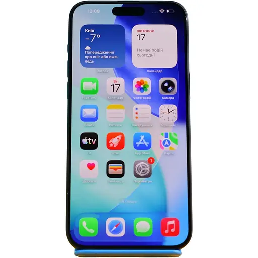 Смартфон Apple iPhone 15 Pro Max 256GB Blue Titanium (MU7A3) Б/У [158448] - фото 1