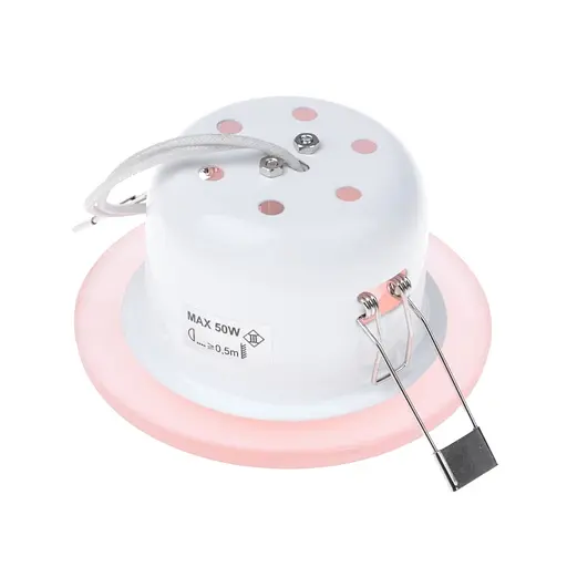 Світильник точковий Brille для ванної HDL-G42 pink MR16 162060 - фото 3
