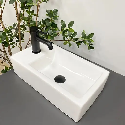 Умивальник VBI Lecce U white накладний VBI-015605, Білий - фото 1