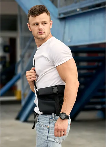 Сумка через плечо мужская Sambag 20х25х4 см sum0015141 - фото 3