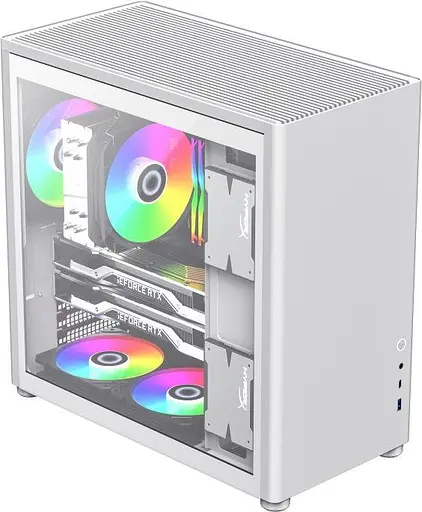 Корпус GameMax Spark Pro Full White (Spark Pro Full White) Без БП - фото 7