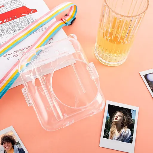 Набор камера Fujifilm Instax Mini 12, Фотобумага 20шт, Прозрачный чехол, Фотоальбом 64 фото Розовый - фото 9