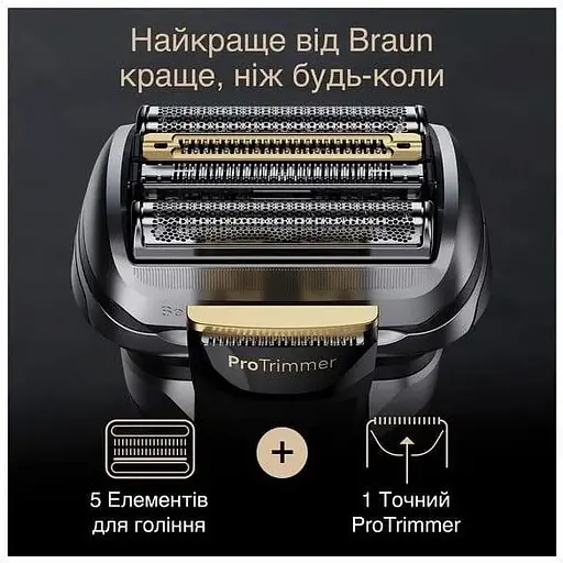 Электробритва Braun Series 9 Pro+ 9577cc Wet&Dry Silver/Black UA - фото 7