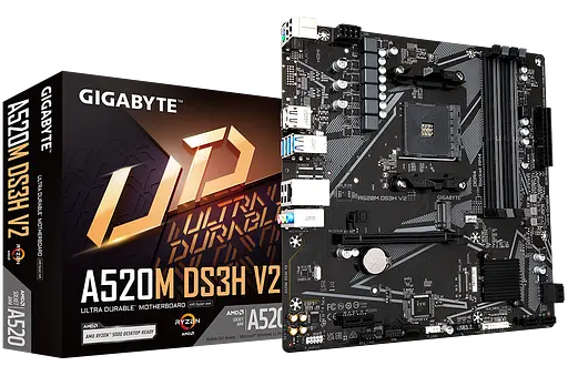 Материнська плата Gigabyte A520M DS3H V2 Socket AM4 (A520M DS3H V2)