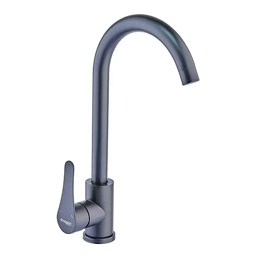 Смеситель для кухни Champion EZA-011 Black CH6152 Черный матовый - фото 1