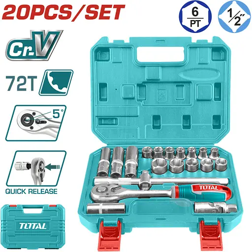 Набор инструментов Total THT121201 - фото 2