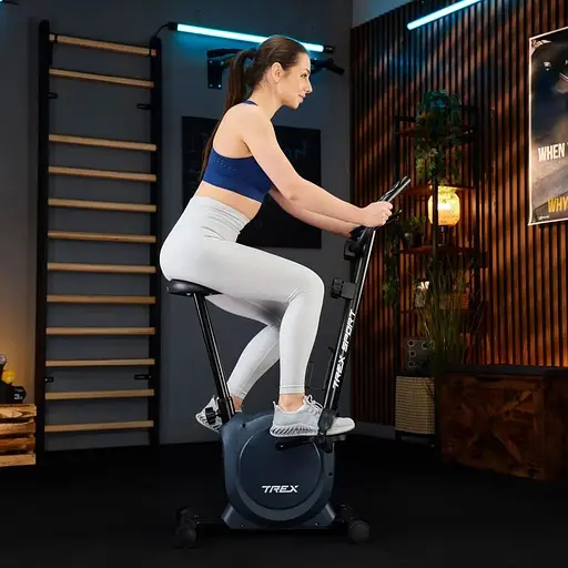 Велотренажер Trex Sport TX-350MB RIZE магнітний синій - фото 4