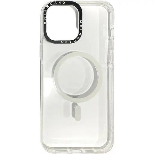 Чохол-накладка Molan Cano Силікон MagSafe для Apple iPhone 12 Pro Max (clear)
