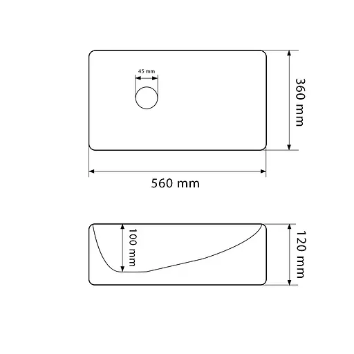 Умивальник VBI Troia M grey matt накладний VBI-016401, Сірий - фото 5