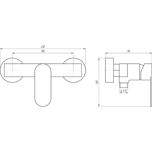 Смеситель для душа TOPAZ BARTS TB 07705-H36 - фото 4