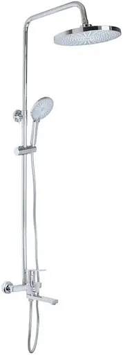 Душевая система универсальная Qtap Aries Chrome с изливом QTARI1112CRM47606 - фото 1