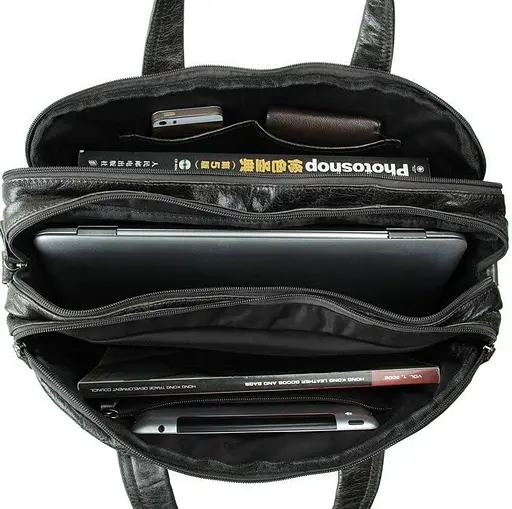 Сумка чоловіча Vintage 39х36х12,5 см sum0028971 - фото 9