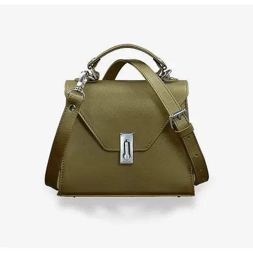 Жіноча шкіряна сумка Futsy Оливкова - фото 1