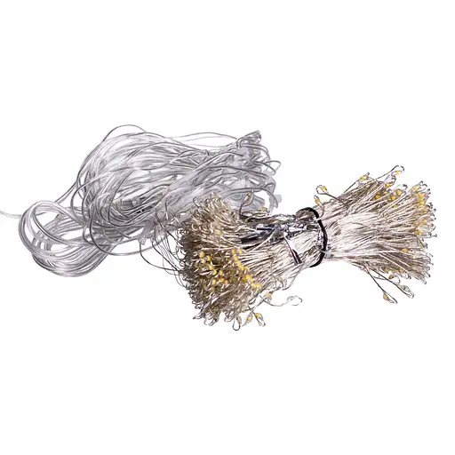 Новорічна гірлянда кімнатна штора Garlando D600LED3MY 3х3 м 600 LED Хвойна лапа Жовте світло  - фото 2