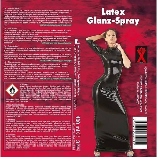 Спрей для догляду за латексом LateX Glanz-Spray 400 мл - фото 4
