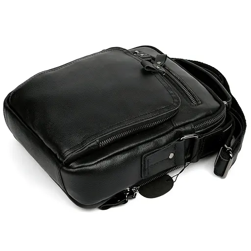 Шкіряна чоловіча сумка через плече та з ручкою Bexhill 26х22х9 см sum0028326 - фото 5