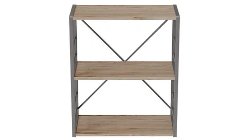 Этажерка 3/60 Серии Коннект 73x60x28 серый ДСП Дуб Сан-Марино 16мм FRD-104267 - фото 4