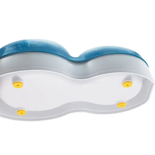 Миска для корма с двойным дном для воды Large 44x27x12h, сиреневый - фото 4