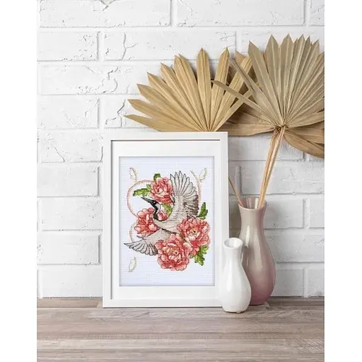 Набор для вышивки крестиком "На крыльях к мечте" AH-225 с пяльцами - фото 5