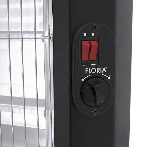 Інфрачервоний обігрівач Floria ZLN1770, 2000Вт, Box - фото 2