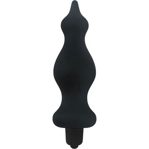 Анальна пробка з вібрацією Adrien Lastic Bullet Amuse Black діаметр 3.9 см