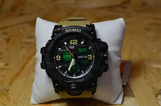 Чоловічий годинник Skmei Hamlet 1155 Хакі - фото 3