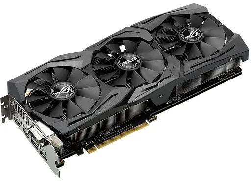 Відеокарта GeForce GTX 1060 6GB Asus ROG Strix Gaming OC (ROG-STRIX-GTX1060-O6G-GAMING) Б/В - фото 1