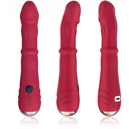 Вібратор B - Series Joy Jackal 21.9 см (червоний)