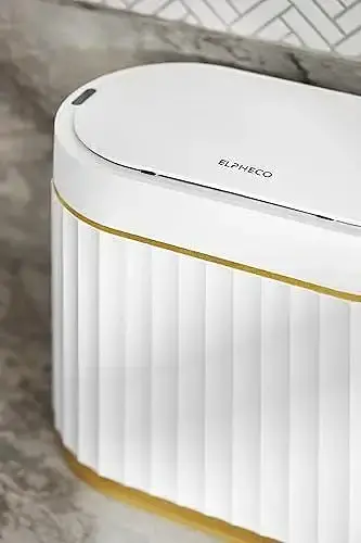 Міні-відро для сміття ELPHECO з кришкою автоматичне для ванної кухні офісу 5 л з датчиком руху - фото 7