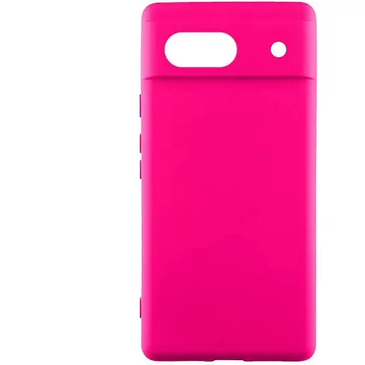 Чехол Lakshmi Silicone Cover Full Camera (AAA) для Google Pixel 7a Розовый / Barbie pink