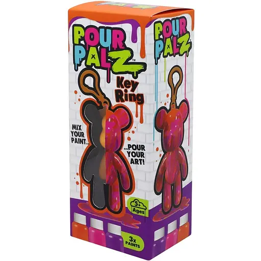 Набір для творчості ToyMonster Флюїд Арт Брелок Ведмедик S3 (GS-G88822) - фото 2