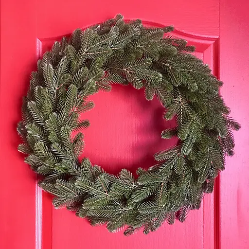 Венок хвойный рождественский Hvoya Traditional литой зеленый 40 см - фото 6