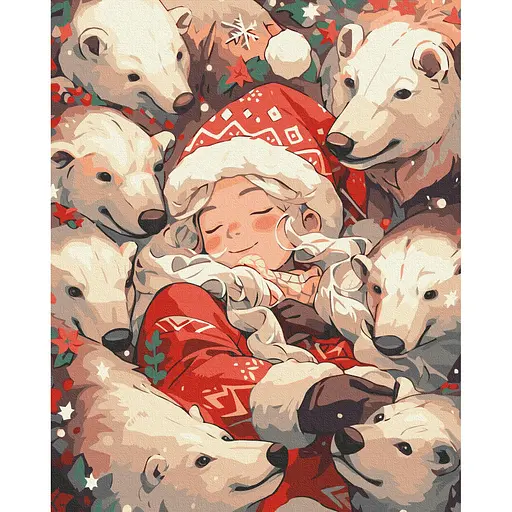 Картина по номерам Полярные объятия Brushme 40x50 см разноцветная 000276623