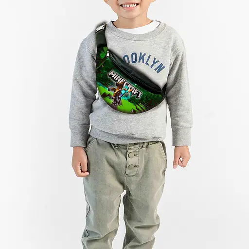 Набір дитячий майнкрафт "Minecraft" рюкзак, сумка-бананка, кружка (00269) - фото 2