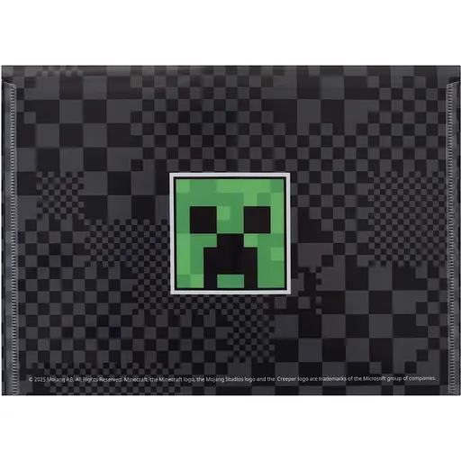 Папка-конверт Yes Minecraft Creeper B5 на кнопке (492341) - фото 2