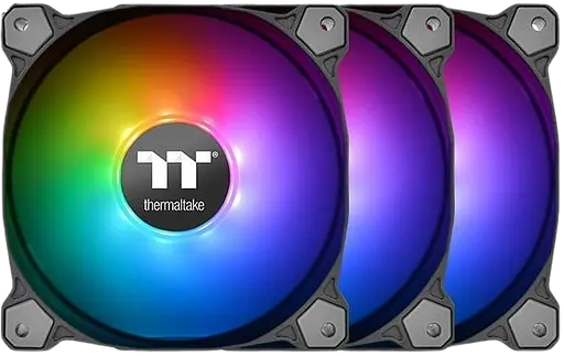 Вентилятор Thermaltake Pure Plus 12 ARGB Black Premium Edition 3-Pack (CL-F063-PL12SW-A)