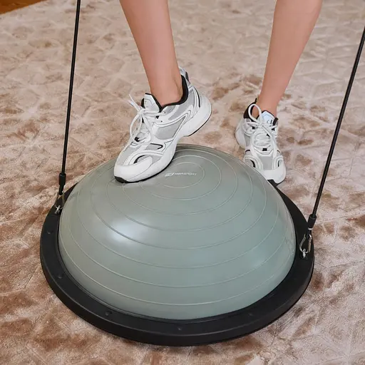 Балансувальна платформа Hop-Sport Bosu HS-L058 шавлієвий - фото 9