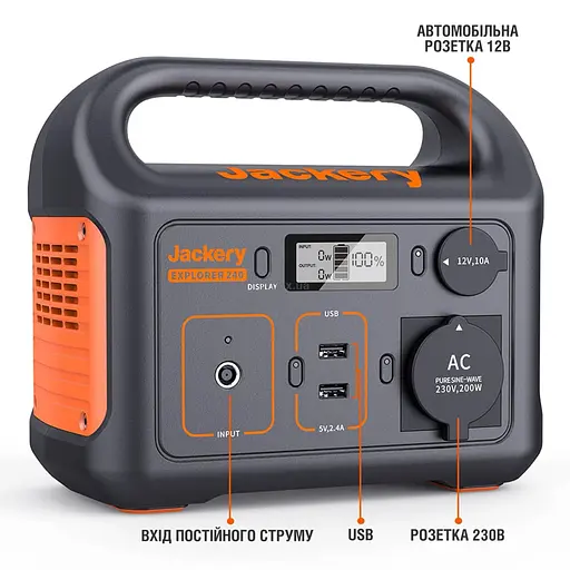 Зарядна станція Explorer 240 EU Jackery (99-00011703) - фото 2