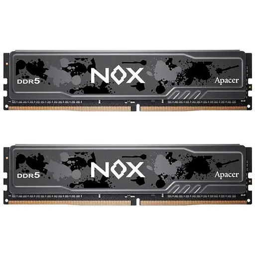 Модуль пам'яті для комп'ютера DDR5 32GB (2x16GB) 6000 MHz NOX Apacer (AH5U32G60C622MBAA-2)