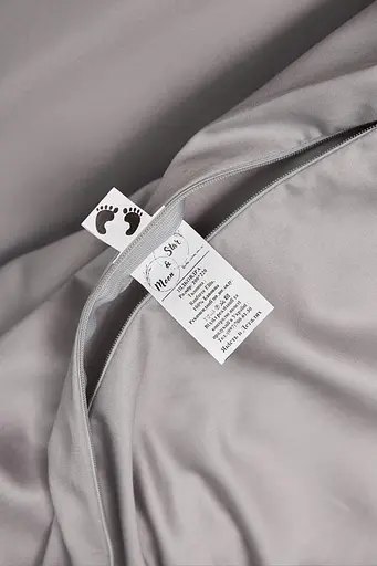 Комплект постельного белья Moon&Star евро 200х220 см наволочки 4х70х70 см Smoke Satin Premium - фото 8