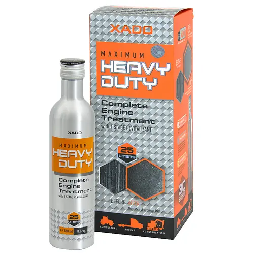 Атомарный кондиционер металла Xado для тяжелонагруженной техники с ревитализантом 500мл(XA 40283_1) - фото 1